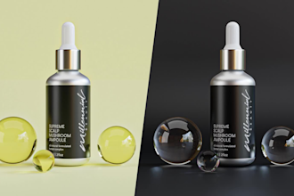 model and render photorealistic 3d rendering of your product