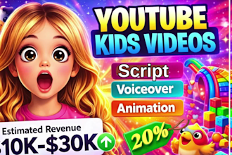 create kids learning videos