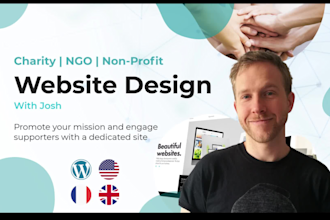 create a wordpress non profit, ngo, charity website