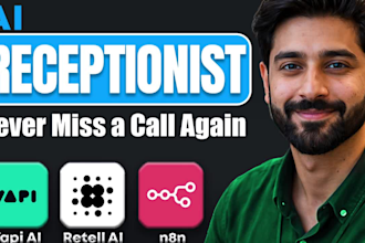 build an ai phone receptionist that answers calls and books appointments 24 7