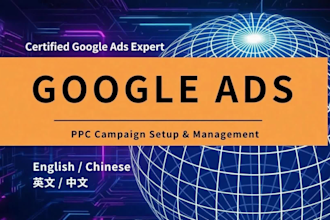 setup, manage, optimize your google ads PPC campaigns