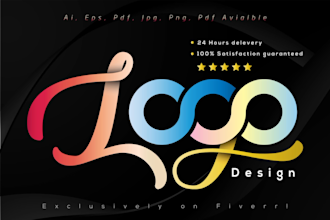 design creative minimal logo with the brand guidelines