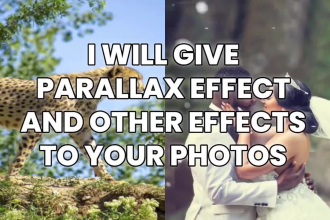 give parallax and other effects to your photos