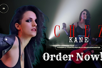 be your powerful female british rock, country music, upbeat pop singer