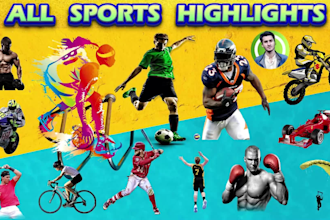 do all sports highlights sports video editing recruit football basketball soccer