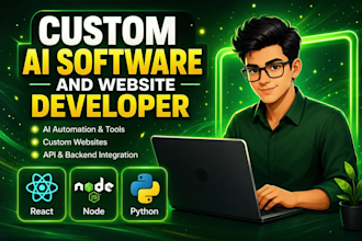 ai software developer,ai websites, ai chatbot, ai app, ai web application