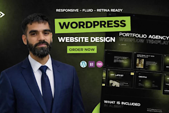 do wordpress website, custom wordpress website, business website