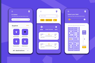 design mobile app ui ux design, website ui design and ui ux