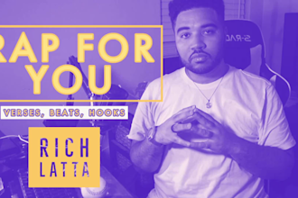 write and record a professional rap