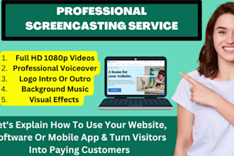 record and create HD screencast tutorial explainer video