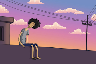 create 2d loop animation for your music or stream