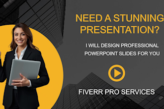 design professional powerpoint presentation slides