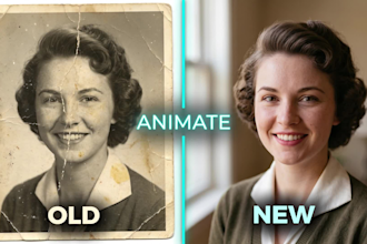 restore, colorize and animate your old photos into life