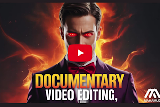 create history documentary video for youtube and documentary style like vox