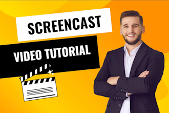 do a screencast instructional or tutorial video in 24 hours
