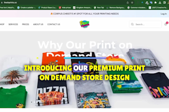 design print on demand store in wordpress or shopify lumise