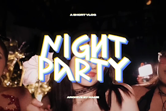 create dj night club, parties, events recap and concert promo videos