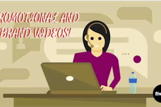create a 2d animation video for elearning production