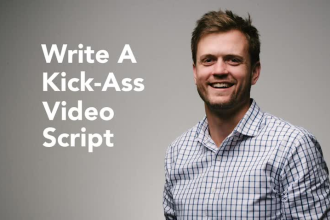 write a professional video script for your brand