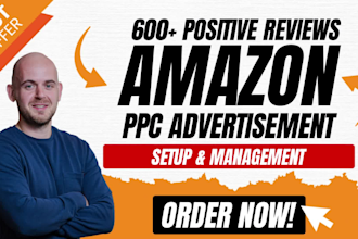 set up, manage and optimize your amazon PPC sponsored ads