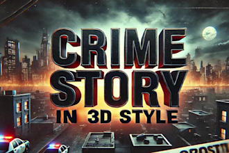 make engaging video with 3d style for you
