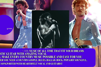 be your all genre country music singer and songwriter with soulful originals