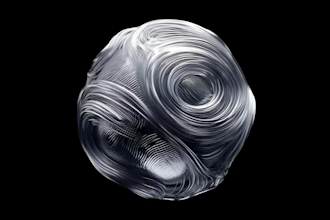 create 3d abstract animation loop, motion design and seamless visuals