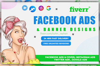 design social media post, facebook ads, instagram ads