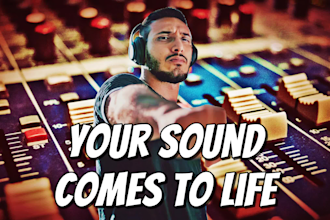 be an audio mixing and mastering engineer and post producer for your music