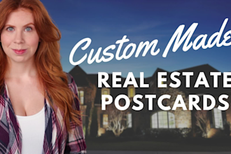 create a unique real estate postcard