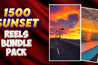 give you colorful sky and sunset reels bundle