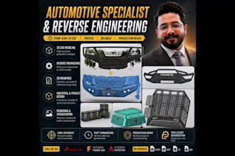 3d design automotive parts 3d printing in solidworks cad