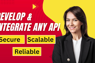 develop a rest API and integrate third party apis for your app
