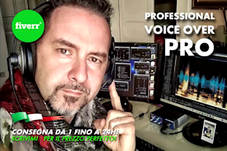 give my pro italian voice with ability and speed