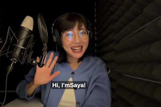 record a professional japanese natural female voice over