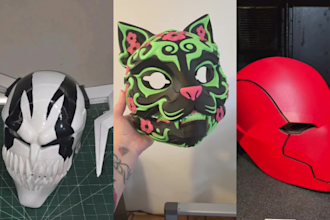 do 3d cosplay creation 3d mask 3d armor helmet cosplay armor wearable cosplay
