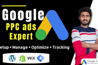 setup and manage expert google ads PPC campaign to boost sales in shopify store