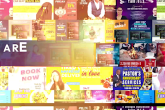 design party flyer, event flyer, banner, church flyer