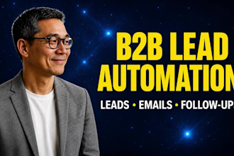 build a b2b lead generation and cold email automation system