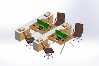 do 3d product designing, technical drawings, simulation