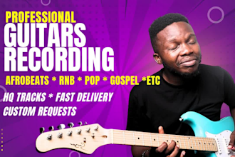 record high quality guitars for afrobeats rnb pop reggae