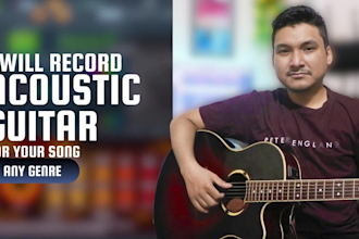 record acoustic guitar for your song