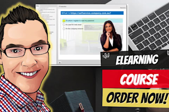 develop a scorm elearning course