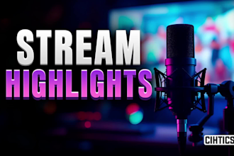 edit twitch and kick stream highlights