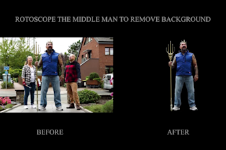 do studio quality vfx rotoscoping and chroma keying