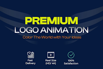 create custom logo animation and video intro in 24 hours