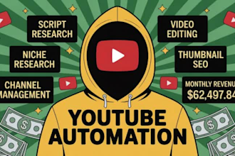 do faceless video for youtube automation channel with full HD faceless video