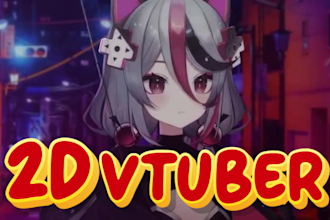 create a custom 3d vtuber model with full rigging, vrm, and streaming setup