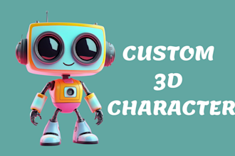 design 3d model,animal,toy, 3d character modelling and realistic rendering