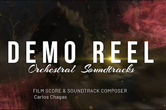 compose cinematic orchestral music for film and video